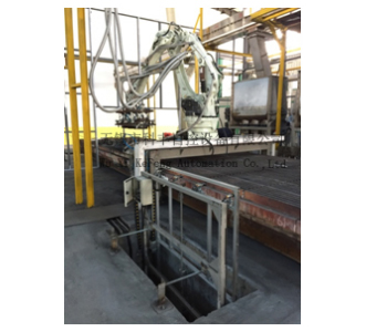 Automatic production palletizing line specialzed for activated carbon industry Automatic production palletizing line specialzed for activated carbon industry